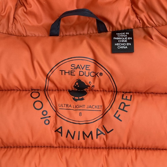 Save The Duck ultra light jacket - size 8 - Picture 4 of 11